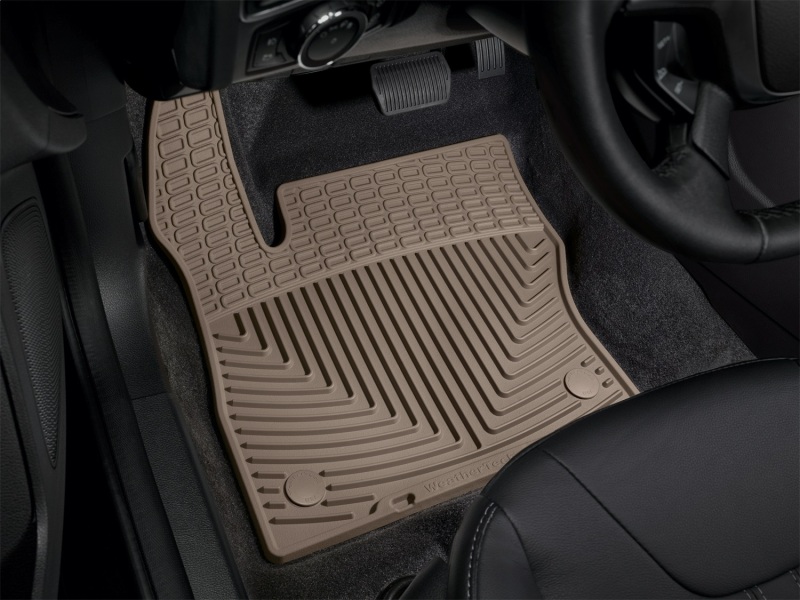 Ford Focus Rubber Mats - Front - WeatherTech - All-Weather - Tan - `12-`27