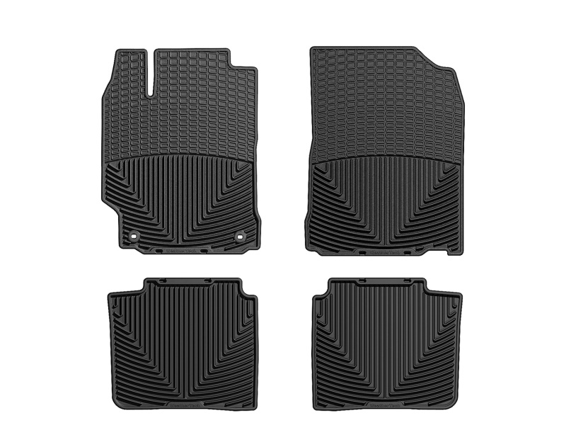 Toyota Camry Floor Mats - Front + Rear - WeatherTech - Black - `12-`27