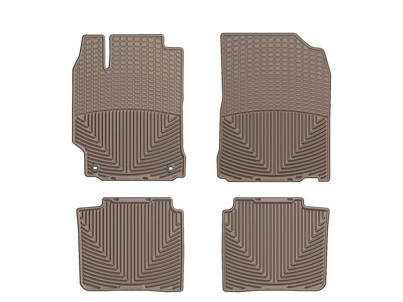 Toyota Camry Floor Mats - Front - WeatherTech - All-Weather - Tan - `12-`27