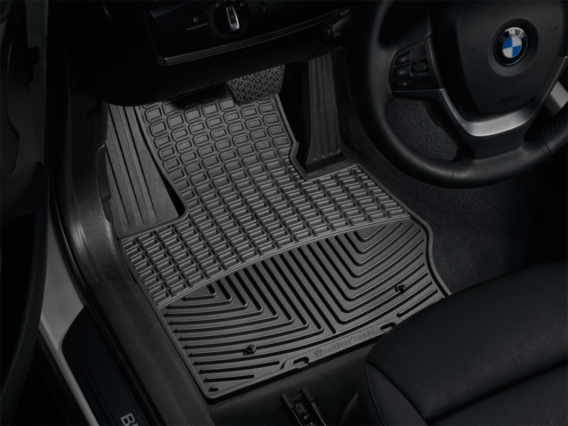 BMW X3 Rubber Floor Mats - Front - WeatherTech - Black - `11-`27