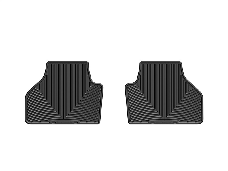 BMW X3 Rear Rubber Floor Mats - WeatherTech - All-Weather - Black - `11-`27