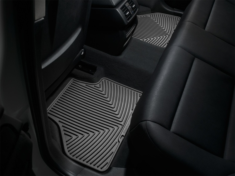 BMW X3 Rear Rubber Floor Mats - WeatherTech - All-Weather - Black - `11-`27