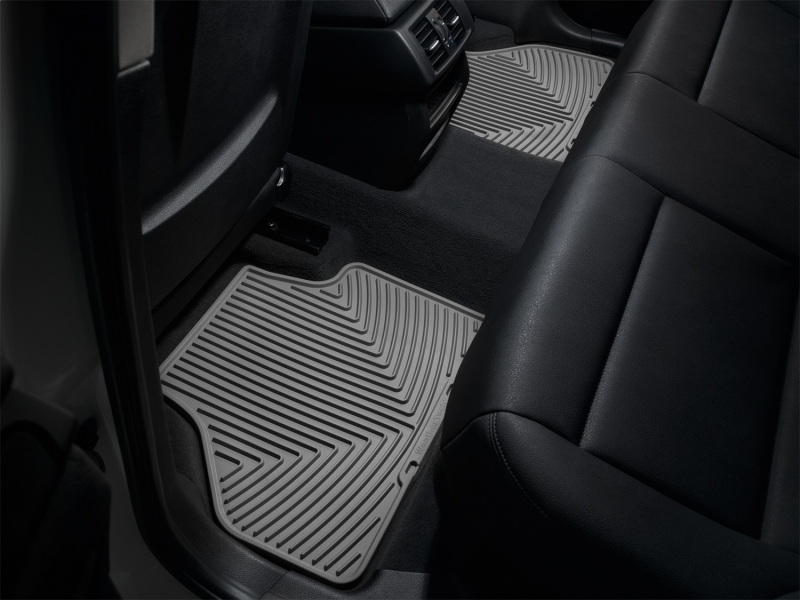 BMW X3 Rubber Floor Mats - Rear - WeatherTech - All-Weather - Grey - `11-`27