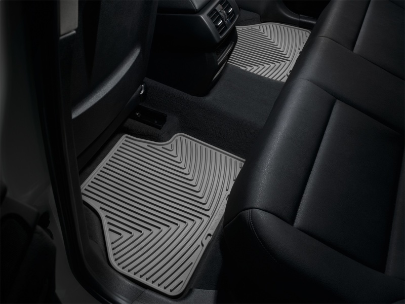 BMW X3 Rubber Floor Mats - Rear - WeatherTech - All-Weather - Grey - `11-`27