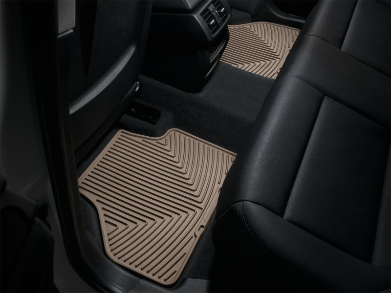 BMW X3 Floor Mats - Rear - WeatherTech - Rubber - Tan - `11-`27