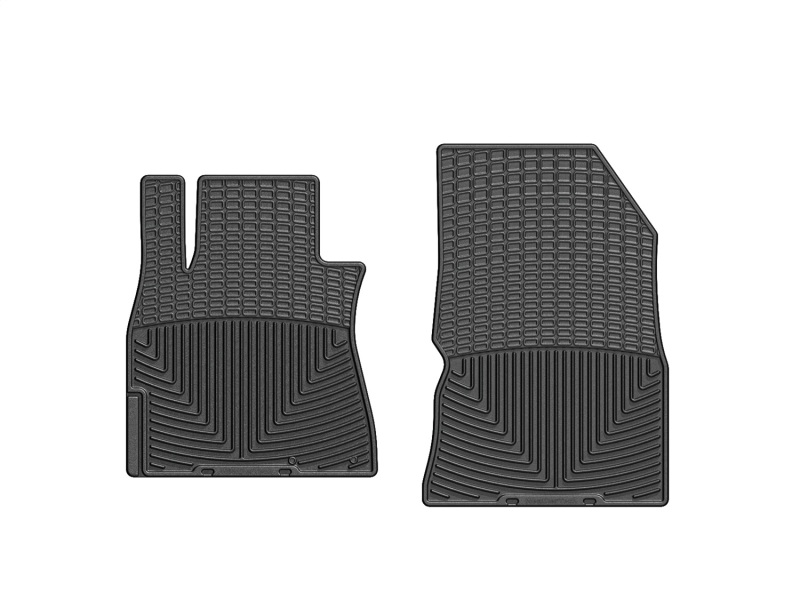 Nissan Versa Floor Mats - Front - WeatherTech - All-Weather - Black - `12-`27
