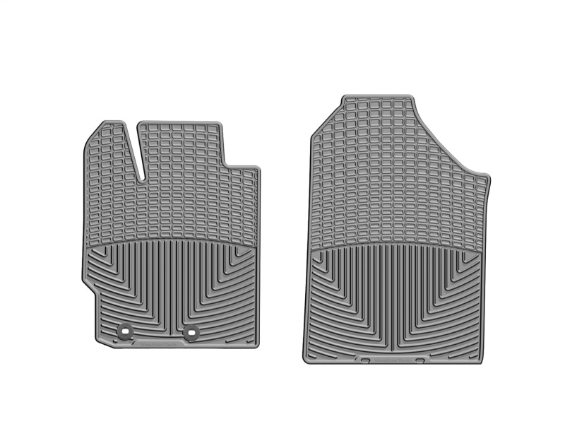Toyota Yaris Floor Mats - Front - WeatherTech - Rubber - Grey - `12-`27