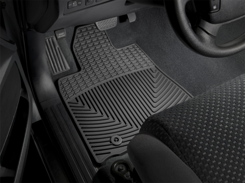 Toyota Tundra Floor Mats - Front - WeatherTech - Rubber - Black - `12-`27
