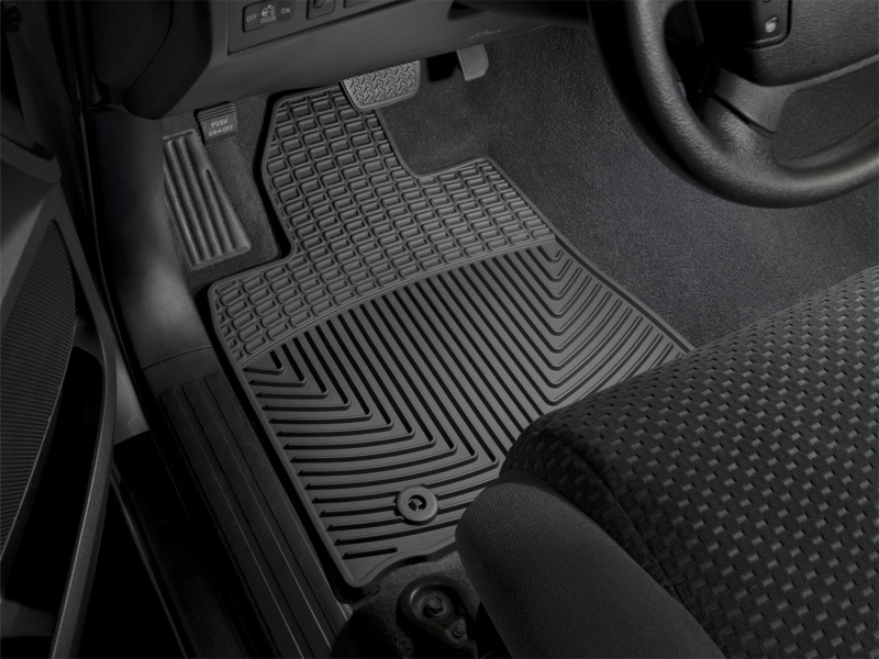 Toyota Tundra Floor Mats - Front - WeatherTech - Rubber - Black - `12-`27
