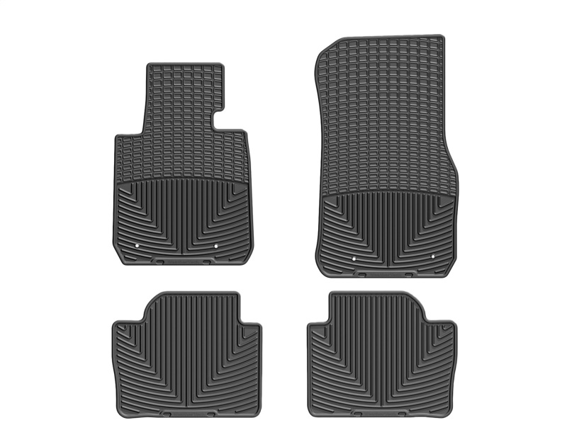 BMW 3 Series Floor Mat Set - Front + Rear - WeatherTech - All-Weather - Black - `12-`27