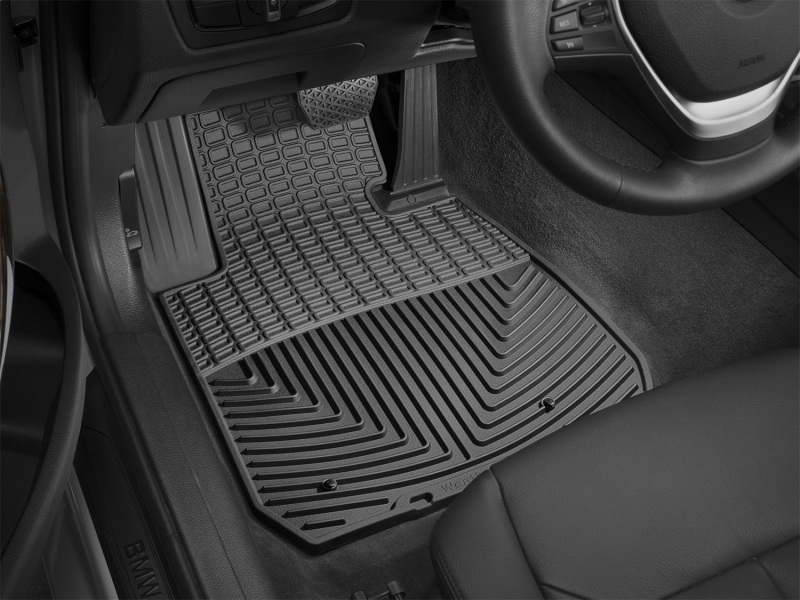 BMW 3 Series Floor Mats - Front - WeatherTech - Rubber - Black - `12-`27