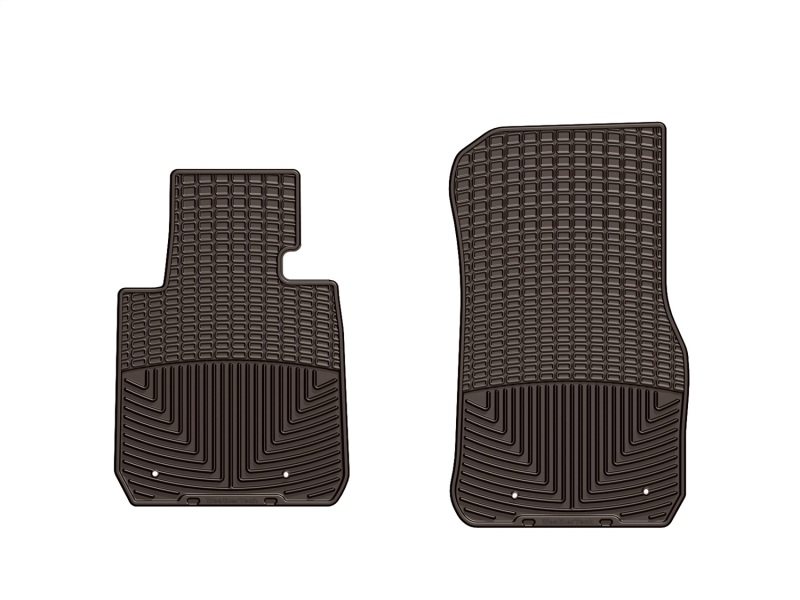 BMW 2-Series Floor Mats - Front - WeatherTech - Rubber - Cocoa - `14-`27