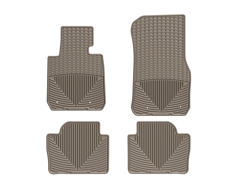 BMW 3 Series Rubber Mats - Front - WeatherTech - Tan - `12-`27