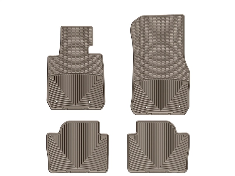 BMW 3 Series Rubber Mats - Front - WeatherTech - Tan - `12-`27