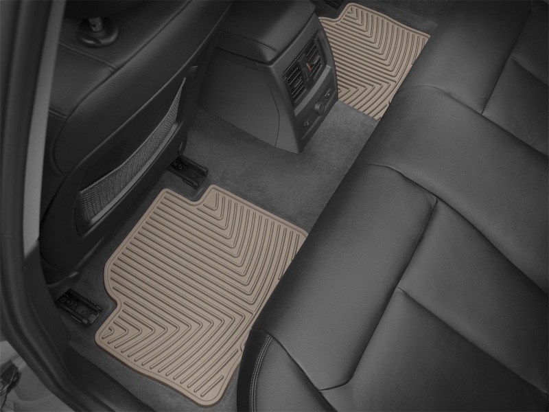 BMW 3 Series Floor Mats - Rear - WeatherTech - Rubber - Tan - `12-`27
