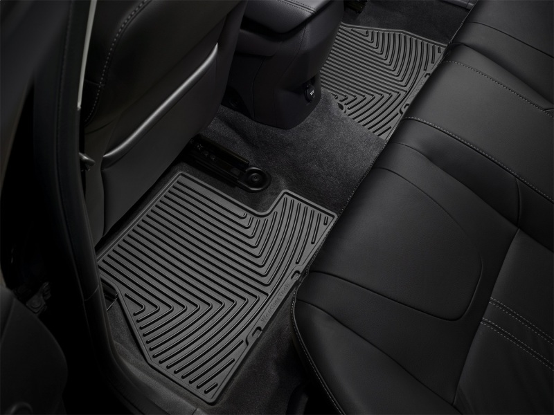 Ford Focus Floor Mats - Rear - WeatherTech - All-Weather Rubber - Black - `12-`27