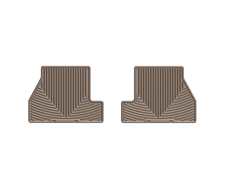 Ford Focus Rear Rubber Mats - WeatherTech - All-Weather - Tan - `12-`27
