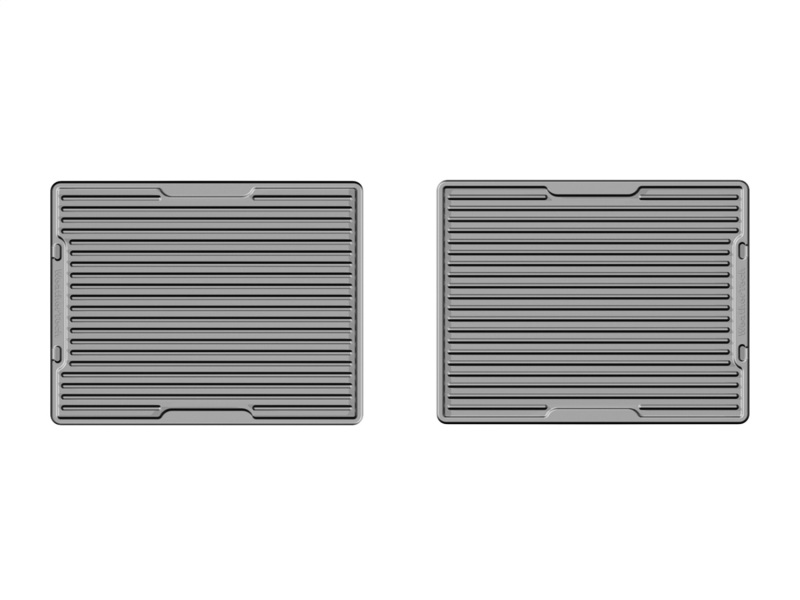 Ford Taurus Floor Mats - Rear - WeatherTech - All-Weather Rubber - Grey - `10-`27
