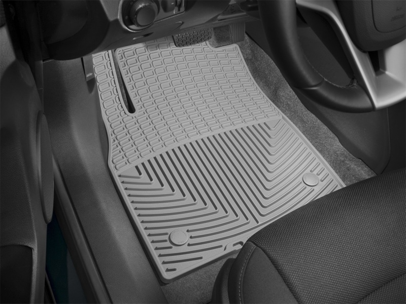 Chevrolet Cruze Rubber Floor Mats - Front - WeatherTech - All-Weather - Grey - `12-`27