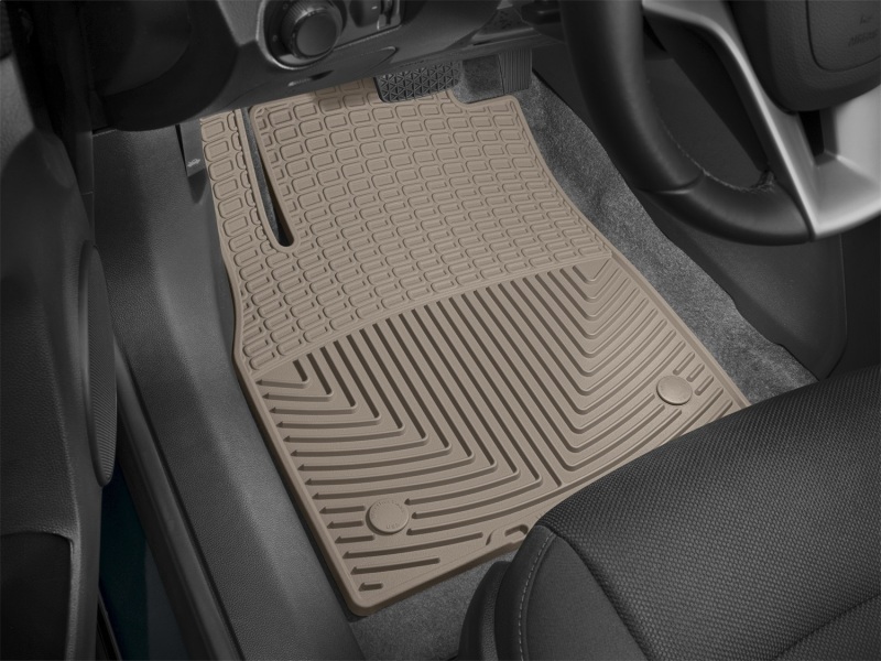 Chevrolet Cruze Rubber Floor Mats - Front - WeatherTech - All-Weather - Tan - `12-`27