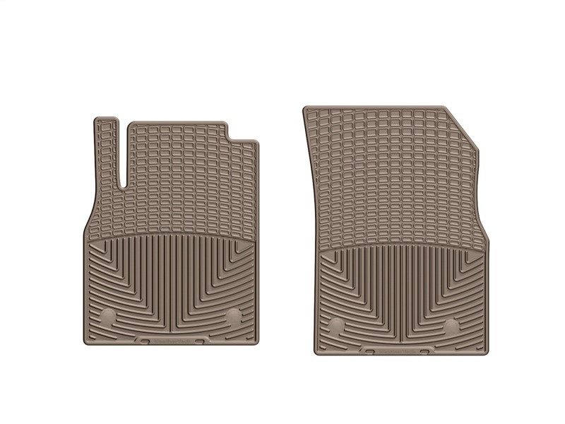 Chevrolet Cruze Rubber Floor Mats - Front - WeatherTech - All-Weather - Tan - `12-`27