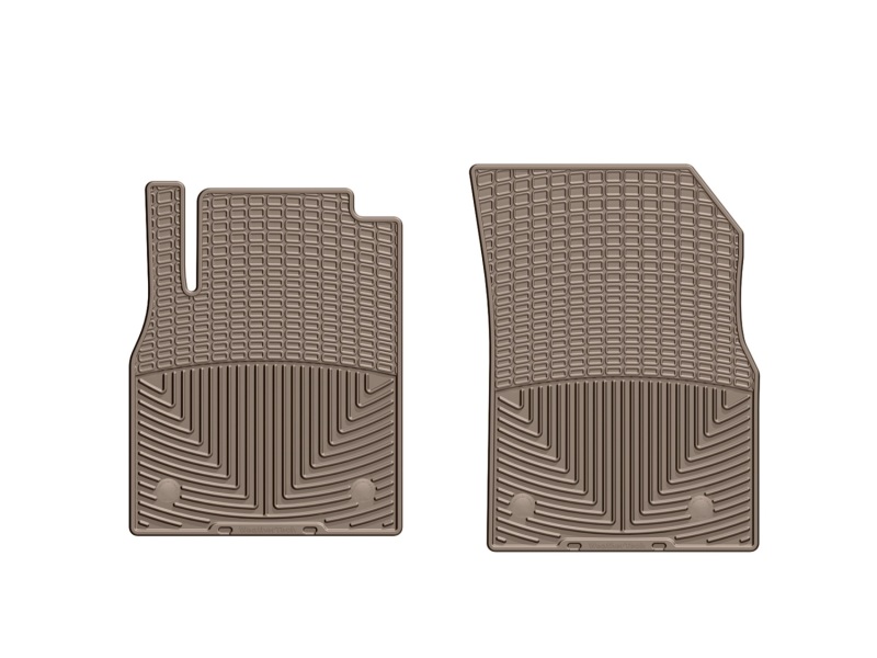 Chevrolet Cruze Rubber Floor Mats - Front - WeatherTech - All-Weather - Tan - `12-`27
