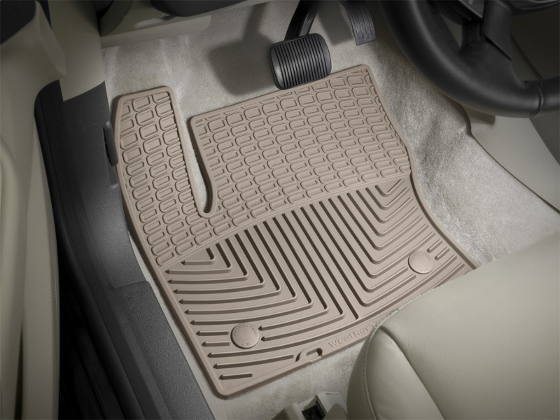 Ford C-MAX Rubber Floor Mats - Front - WeatherTech - All-Weather - Tan - `13-`27