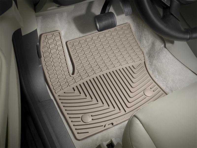 Ford C-MAX Rubber Floor Mats - Front - WeatherTech - All-Weather - Tan - `13-`27
