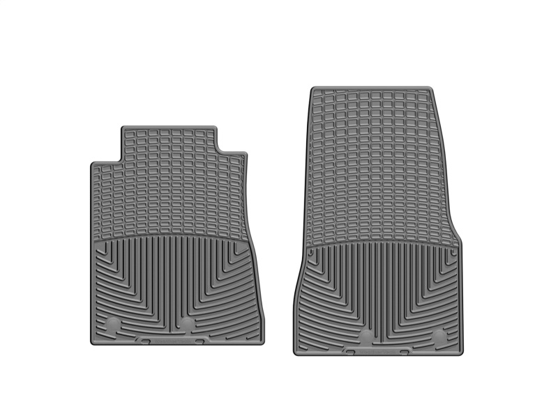 Ford Mustang Rubber Mats - Front - WeatherTech - Grey - `12-`13