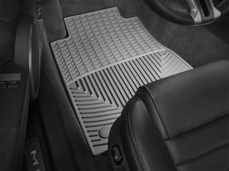 Ford Mustang Rubber Mats - Front - WeatherTech - Grey - `12-`13