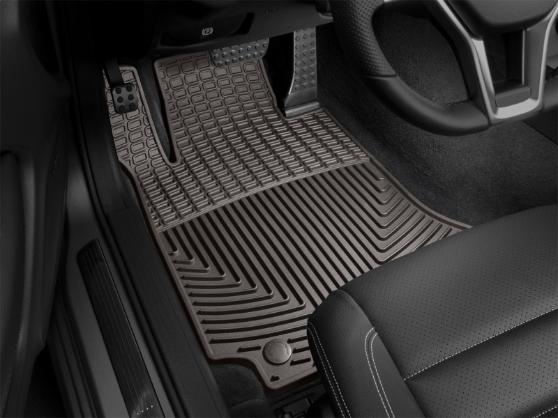 Mercedes-Benz C-Class Floor Mats - Front - WeatherTech - All-Weather - Cocoa - `08-`14