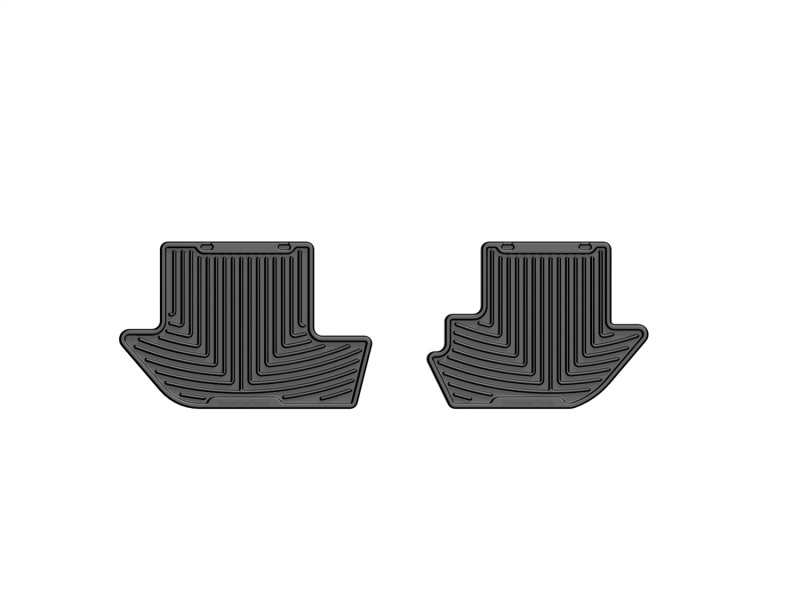 Cadillac Escalade ESV Floor Mats - Rear - WeatherTech - Rubber - All Weather - Black - `03-`06