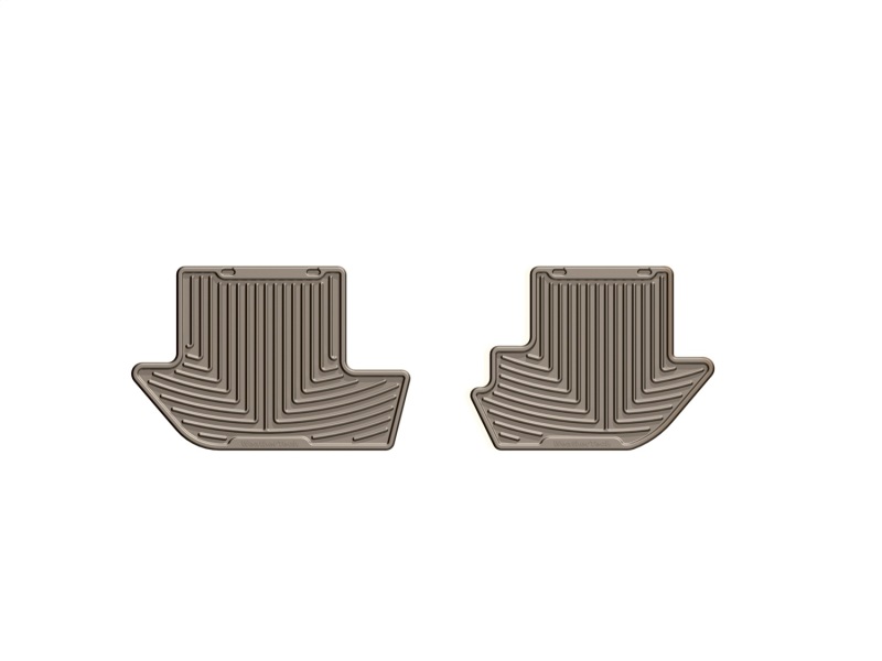 Cadillac Escalade ESV Rubber Mats - Rear - WeatherTech - All-Weather - Tan - `03-`06