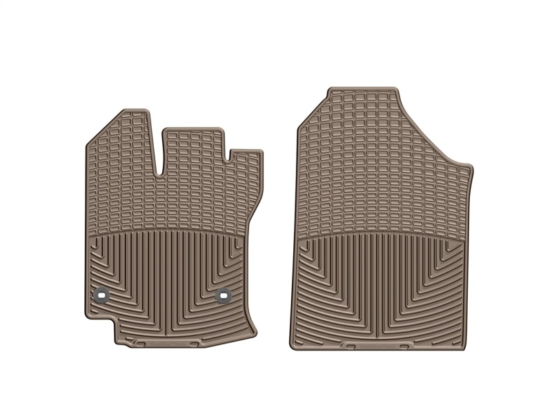 Toyota Venza Floor Mats - Front - WeatherTech - Rubber - Tan - `13-`27