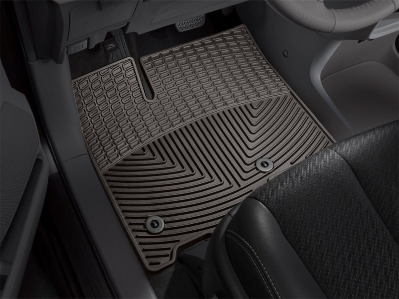 Toyota Sienna Floor Mats - Front - WeatherTech - All-Weather Rubber - Cocoa - `13-`27