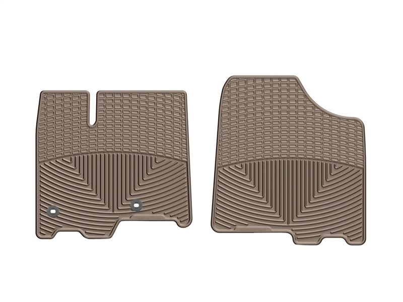 Toyota Sienna Floor Mats - Front - WeatherTech - All-Weather - Tan - `13-`27
