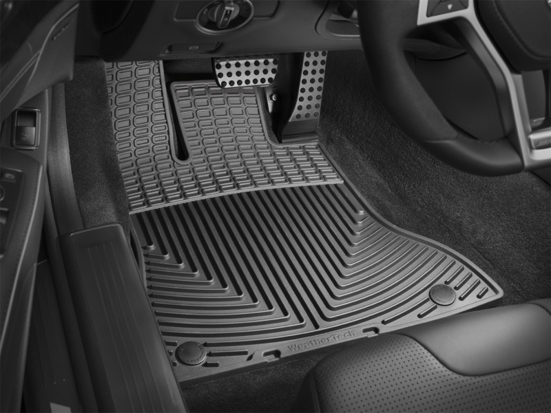 Mercedes-Benz SL-Class Floor Mats - Front - WeatherTech - Rubber - Black - `13-`27