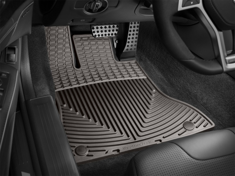 Mercedes-Benz SL-Class Floor Mats - Front - WeatherTech - All-Weather - Cocoa - `13-`14
