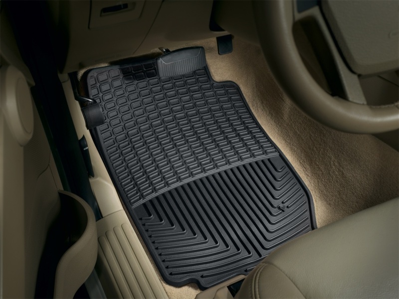 Ford Explorer Floor Mats - Front - WeatherTech - Rubber - Black - `02-`05
