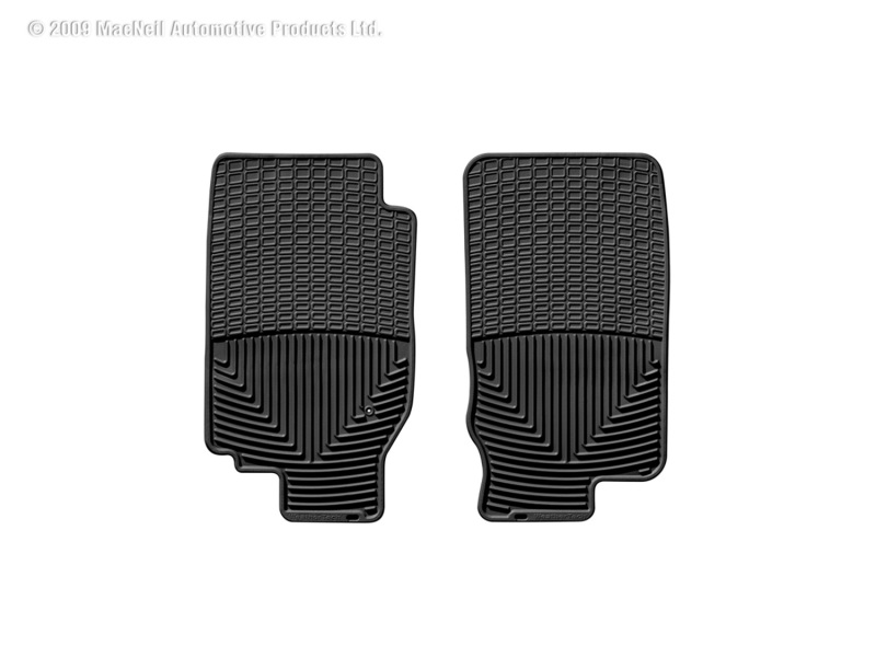 Ford Explorer Floor Mats - Front - WeatherTech - Rubber - Black - `02-`05