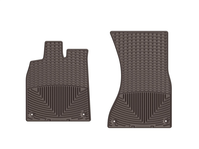 Audi A6 Front Rubber Mats - WeatherTech - All-Weather - Cocoa - `12-`27
