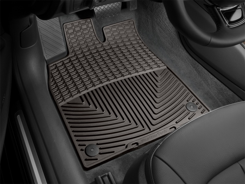 Audi A6 Front Rubber Mats - WeatherTech - All-Weather - Cocoa - `12-`27