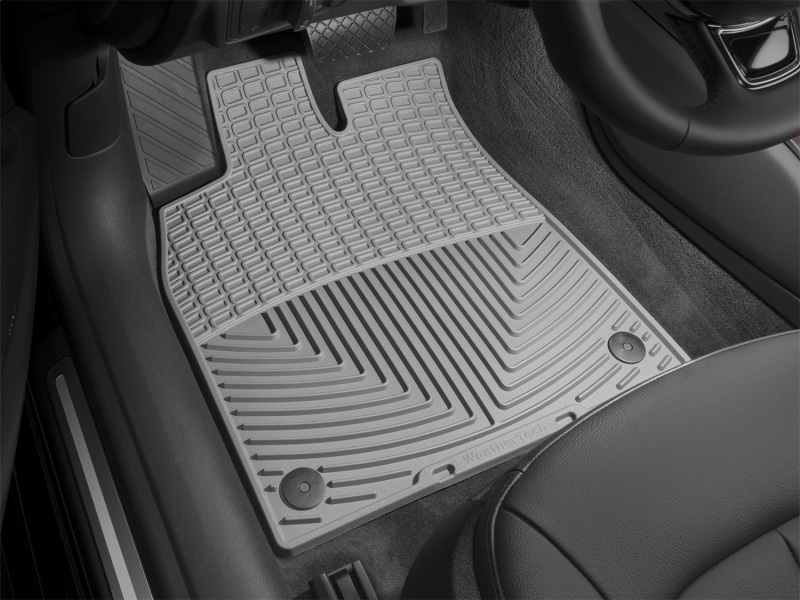 Audi S6 Rubber Mats - Front - WeatherTech - All-Weather - Grey - `12-`27
