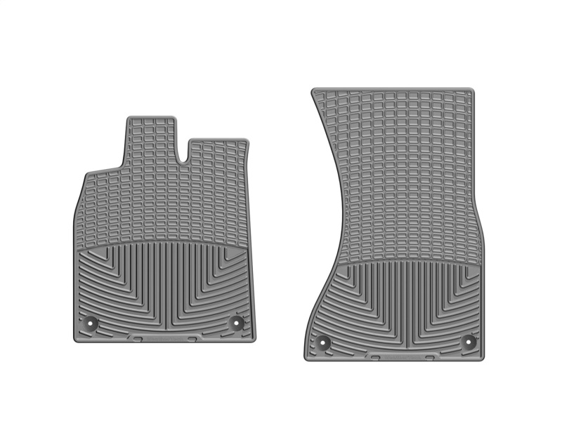 Audi S6 Rubber Mats - Front - WeatherTech - All-Weather - Grey - `12-`27