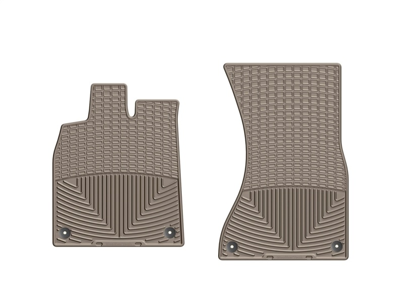 Audi A6 Floor Mats - Front - WeatherTech - Rubber - Tan - `12-`27