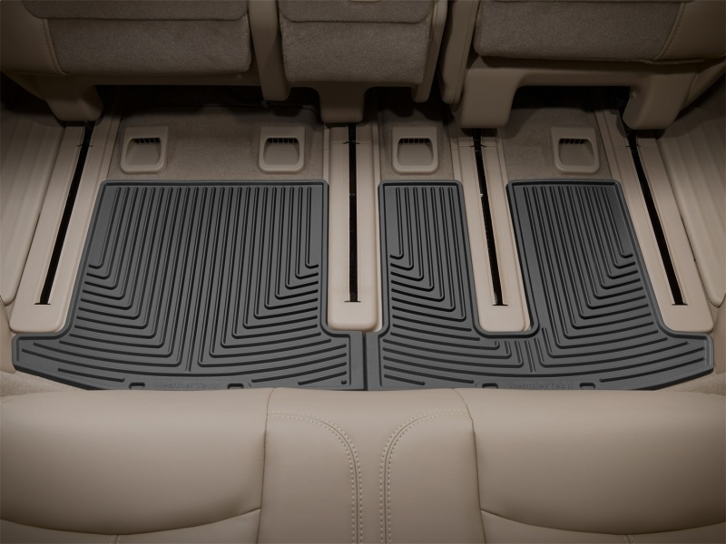 Nissan Pathfinder Floor Mats - Rear - WeatherTech - All-Weather - Black - `13-`27