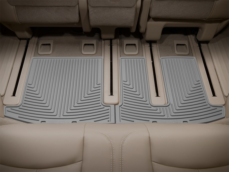 Nissan Pathfinder Floor Mats - Rear - WeatherTech - All-Weather - Grey - `13-`27