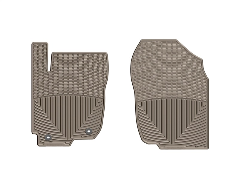 Toyota RAV4 Rubber Floor Mats - Front - WeatherTech - All-Weather - Tan - `13-`27