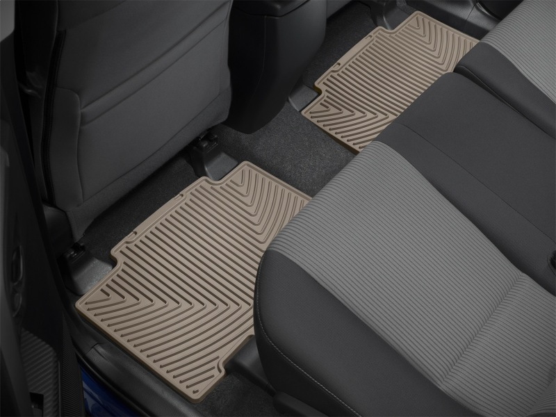 Toyota RAV4 Rear Rubber Mats - WeatherTech - All-Weather - Tan - `13-`27
