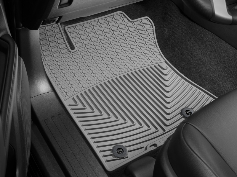 Toyota 4Runner Floor Mats - Front - WeatherTech - Rubber - Grey - `13-`27